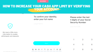 How to increase your Cash App limit by Verifying your account - cashappguide.com